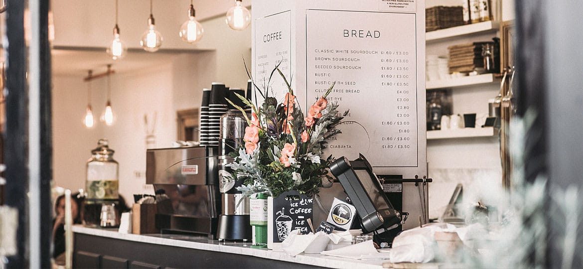 A local cafe that has implemented loyalty marketing to improve customer retention.